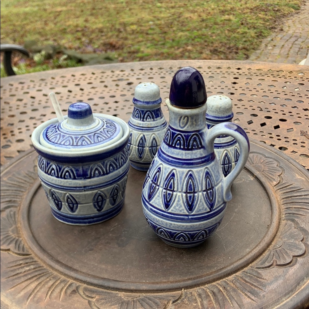 Vtg MR Marzi Remy Condiment Set - Picture 5 of 11